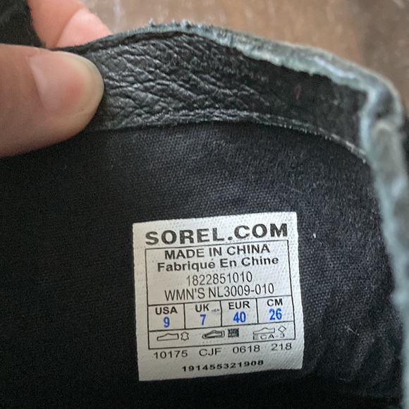 Sorel Leather Waterproof Moto Boots - Picture 9 of 12